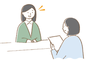 店頭のイラスト