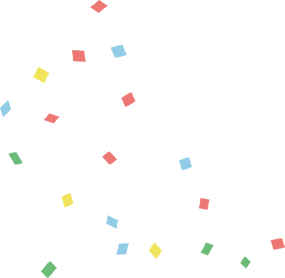 紙吹雪のイメージ